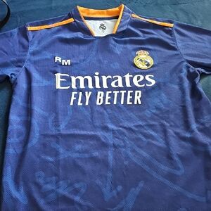 Real Madrid Blue Soccer Jersey